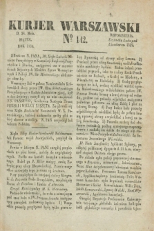 Kurjer Warszawski. 1830, № 142 (28 maja)