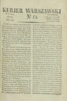 Kurjer Warszawski. 1830, № 174 (2 lipca)