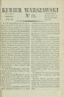 Kurjer Warszawski. 1830, № 176 (4 lipca)