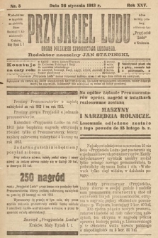 Przyjaciel Ludu : organ Polskiego Stronnictwa Ludowego. 1913 , nr 5