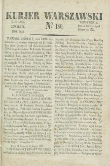 Kurjer Warszawski. 1830, № 180 (8 lipca)