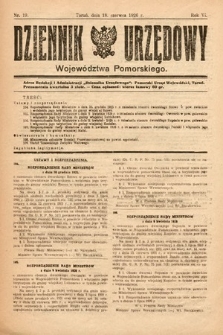 Dziennik Urzędowy Województwa Pomorskiego. 1926, nr 19