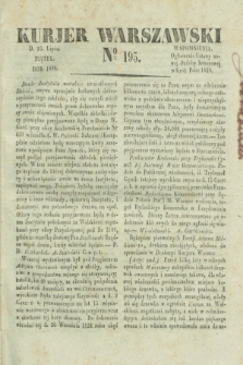 Kurjer Warszawski. 1830, № 195 (23 lipca)
