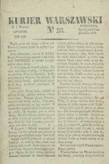 Kurjer Warszawski. 1830, № 235 (2 września)