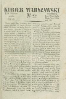 Kurjer Warszawski. 1830, № 292 (30 października)