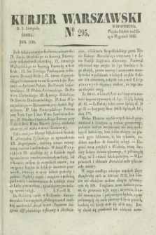 Kurjer Warszawski. 1830, № 295 (3 listopada)