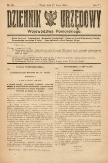 Dziennik Urzędowy Województwa Pomorskiego. 1926, nr 23