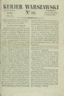 Kurjer Warszawski. 1830, № 304 (12 listopada)