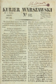 Kurjer Warszawski. 1830, № 332 (11 grudnia)