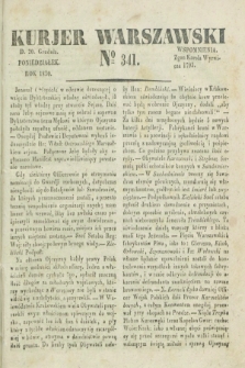 Kurjer Warszawski. 1830, № 341 (20 grudnia)