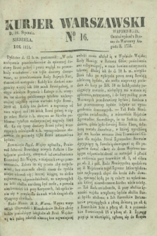 Kurjer Warszawski. 1831, № 16 (16 stycznia)