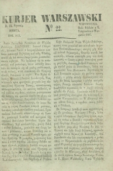 Kurjer Warszawski. 1831, № 22 (22 stycznia)