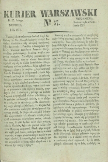 Kurjer Warszawski. 1831, № 57 (27 lutego)
