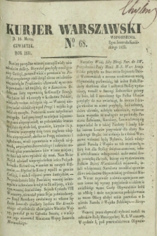 Kurjer Warszawski. 1831, № 68 (10 marca)