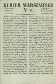 Kurjer Warszawski. 1831, № 171 (26 czerwca)