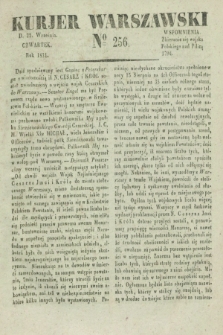 Kurjer Warszawski. 1831, № 256 (22 września)