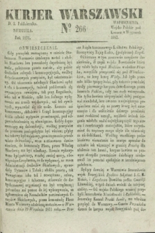 Kurjer Warszawski. 1831, № 266 (2 października)