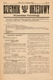 Dziennik Urzędowy Województwa Pomorskiego. 1926, nr 35