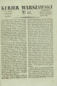 Kurjer Warszawski. 1831, № 345 (22 grudnia)