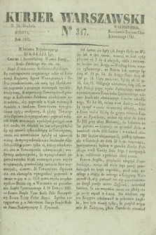 Kurjer Warszawski. 1831, № 347 (24 grudnia)