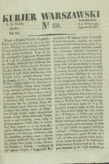 Kurjer Warszawski. 1831, № 350 (28 grudnia)