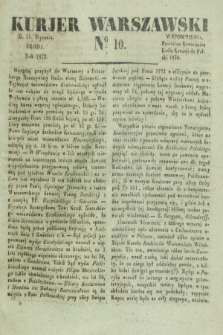 Kurjer Warszawski. 1832, № 10 (11 stycznia)