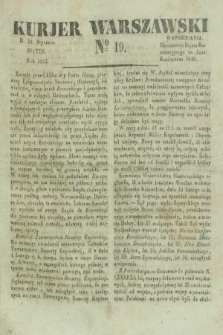 Kurjer Warszawski. 1832, № 19 (20 stycznia)