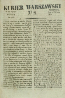 Kurjer Warszawski. 1832, № 21 (22 stycznia)