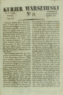 Kurjer Warszawski. 1832, № 23 (24 stycznia)