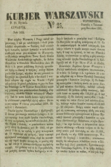 Kurjer Warszawski. 1832, № 25 (26 stycznia)