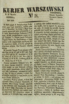 Kurjer Warszawski. 1832, № 28 (29 stycznia)