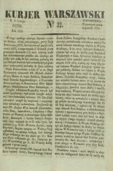 Kurjer Warszawski. 1832, № 32 (3 lutego)