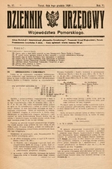 Dziennik Urzędowy Województwa Pomorskiego. 1926, nr 37