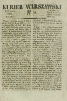 Kurjer Warszawski. 1832, № 39 (10 lutego)