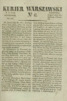 Kurjer Warszawski. 1832, № 42 (13 lutego)