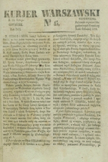 Kurjer Warszawski. 1832, № 45 (16 lutego)