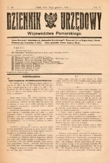 Dziennik Urzędowy Województwa Pomorskiego. 1926, nr 38