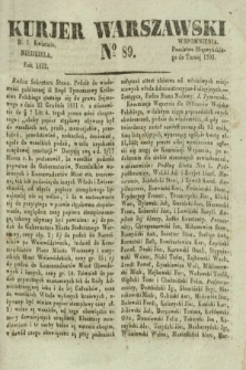 Kurjer Warszawski. 1832, № 89 (1 kwietnia)