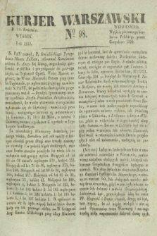 Kurjer Warszawski. 1832, № 98 (10 kwietnia)