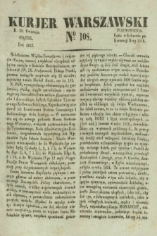 Kurjer Warszawski. 1832, № 108 (20 kwietnia)