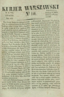 Kurjer Warszawski. 1832, № 140 (24 maja)