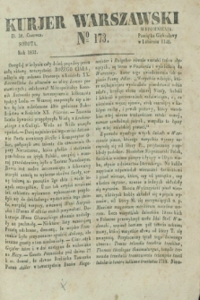 Kurjer Warszawski. 1832, № 173 (30 czerwca)