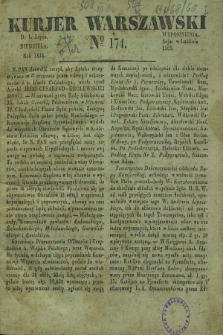 Kurjer Warszawski. 1832, № 174 (1 lipca) + wkładka