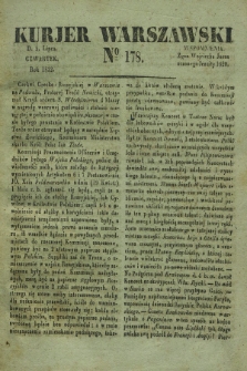 Kurjer Warszawski. 1832, № 178 (5 lipca)