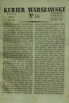 Kurjer Warszawski. 1832, № 186 (13 lipca)