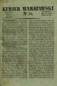 Kurjer Warszawski. 1832, № 198 (25 lipca)
