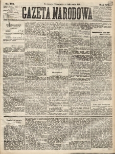 Gazeta Narodowa. 1881, nr 225