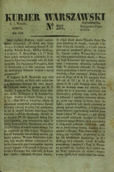 Kurjer Warszawski. 1832, № 235 (1 września)