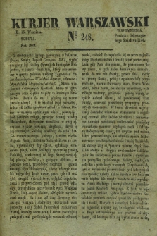 Kurjer Warszawski. 1832, № 248 (15 września)