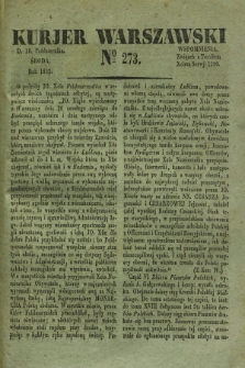 Kurjer Warszawski. 1832, № 273 (10 października)